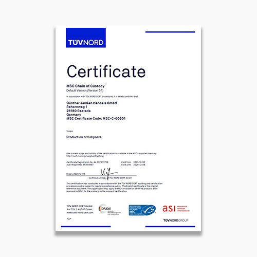 Günther Janssen MSC Cert. (EN)